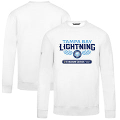 NHL Tampa Bay Lightning Levelwear 2026 NHL Stadium Series Zane Stacked Sweatshirt - White