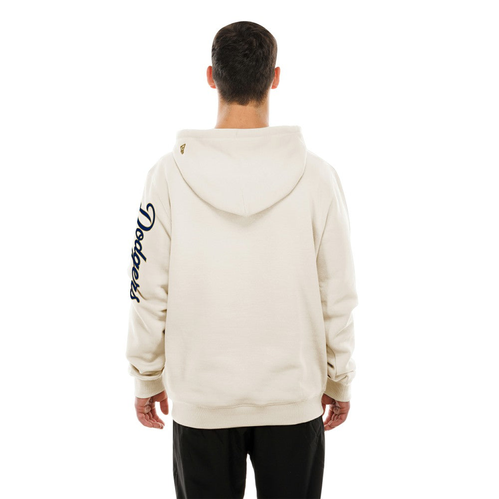 Los Angeles Dodgers New Era 2026 Gold Collection Logo Hoodie - Cream Hoodies