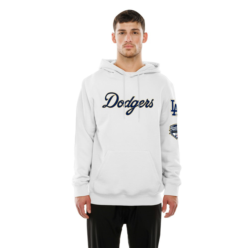 Los Angeles Dodgers New Era 2026 Gold Collection Logo Hoodie - White Hoodies