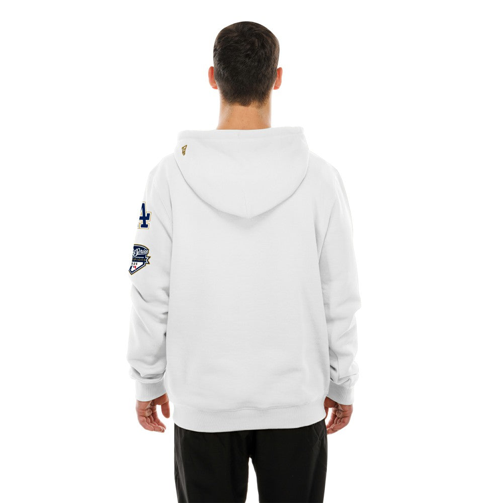 Los Angeles Dodgers New Era 2026 Gold Collection Logo Hoodie - White Hoodies