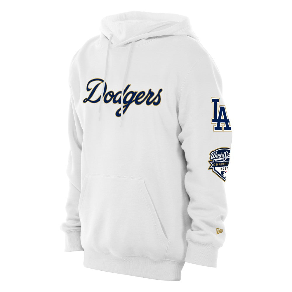 Los Angeles Dodgers New Era 2026 Gold Collection Logo Hoodie - White Hoodies