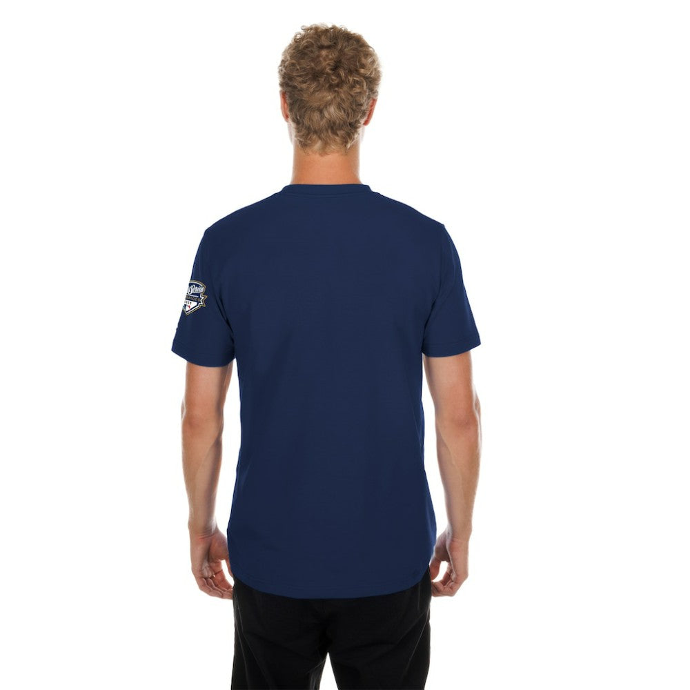 Los Angeles Dodgers New Era 2026 Gold Collection Logo & Patch T-Shirt - Navy T-shirts