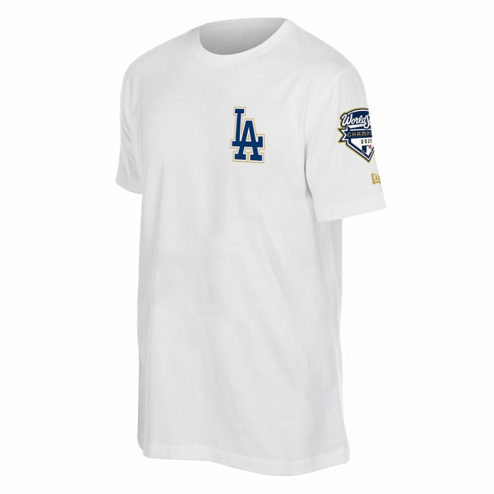 Los Angeles Dodgers New Era 2026 Gold Collection Logo & Patch T-Shirt - White T-shirts