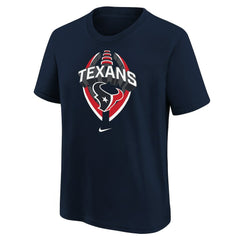 Houston Texans Youth Icon Legend T-Shirt Navy