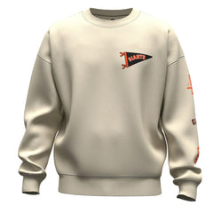 San Francisco Giants Fanatics Unisex Spirit Jersey Fleece Crewneck Pennant Sweatshirt - Tan Jerseys