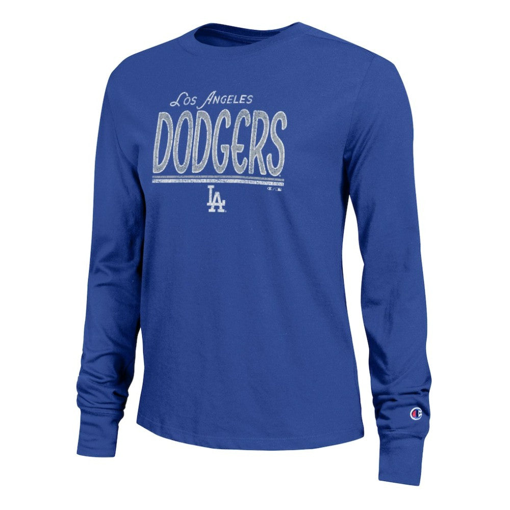 Los Angeles Dodgers Champion Women's Long Sleeve T-Shirt - Royal T-shirts
