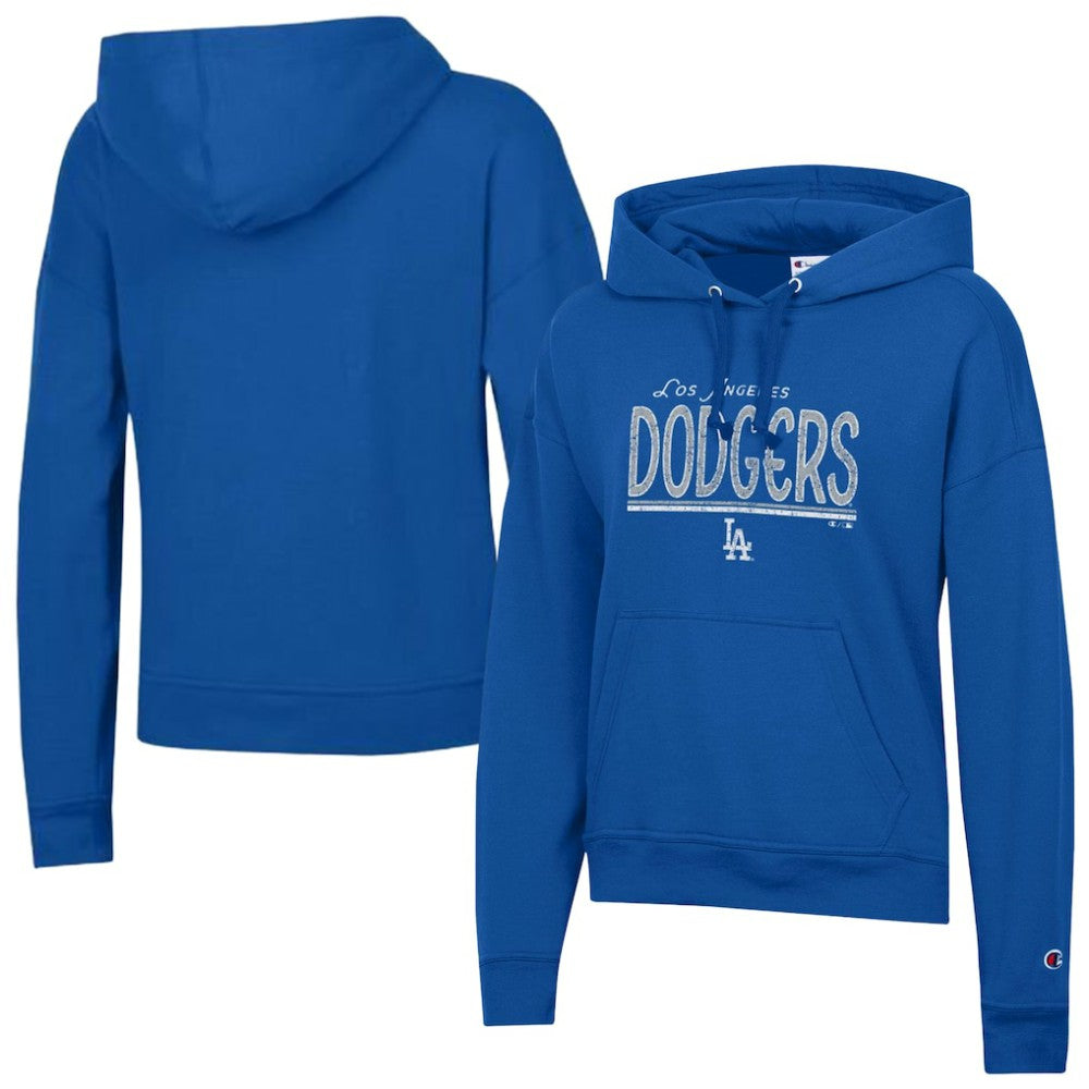 Los Angeles Dodgers Champion Women's Vintage Powerblend Hoodie - Royal Hoodies
