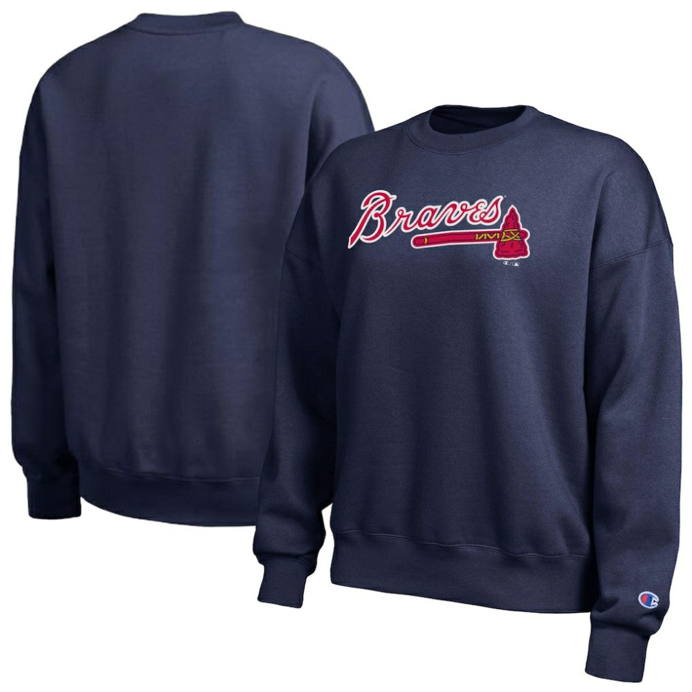 Atlanta Braves Champion Women's All-Star Sweatshirt - Navy Sweatshirts