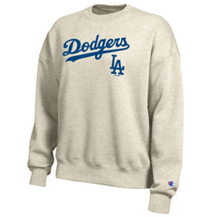 Los Angeles Dodgers Champion Women's All-Star Sweatshirt - Oatmeal Sweatshirts