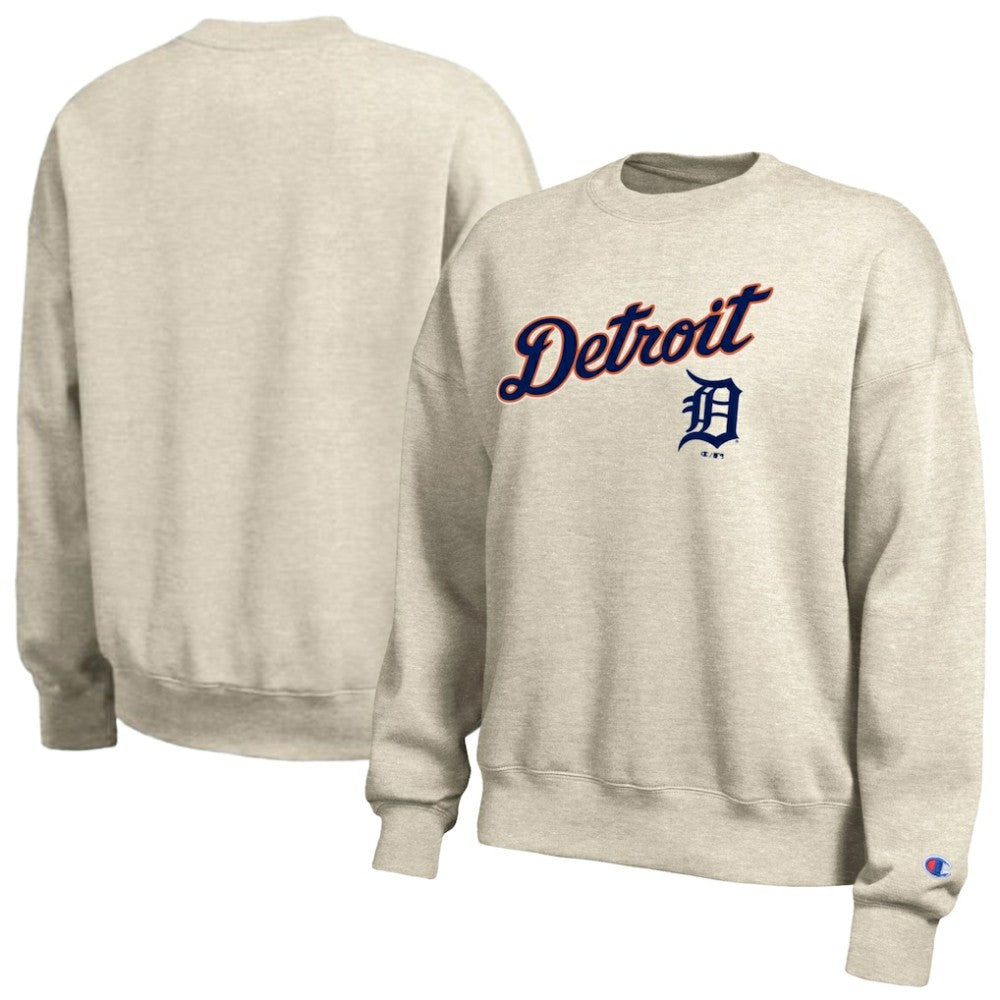 Detroit Tigers Champion Women's All-Star Sweatshirt - Oatmeal Sweatshirts