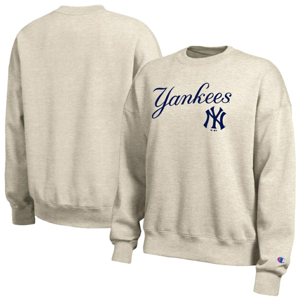 New York Yankees Champion Women's All-Star Sweatshirt - Oatmeal Sweatshirts