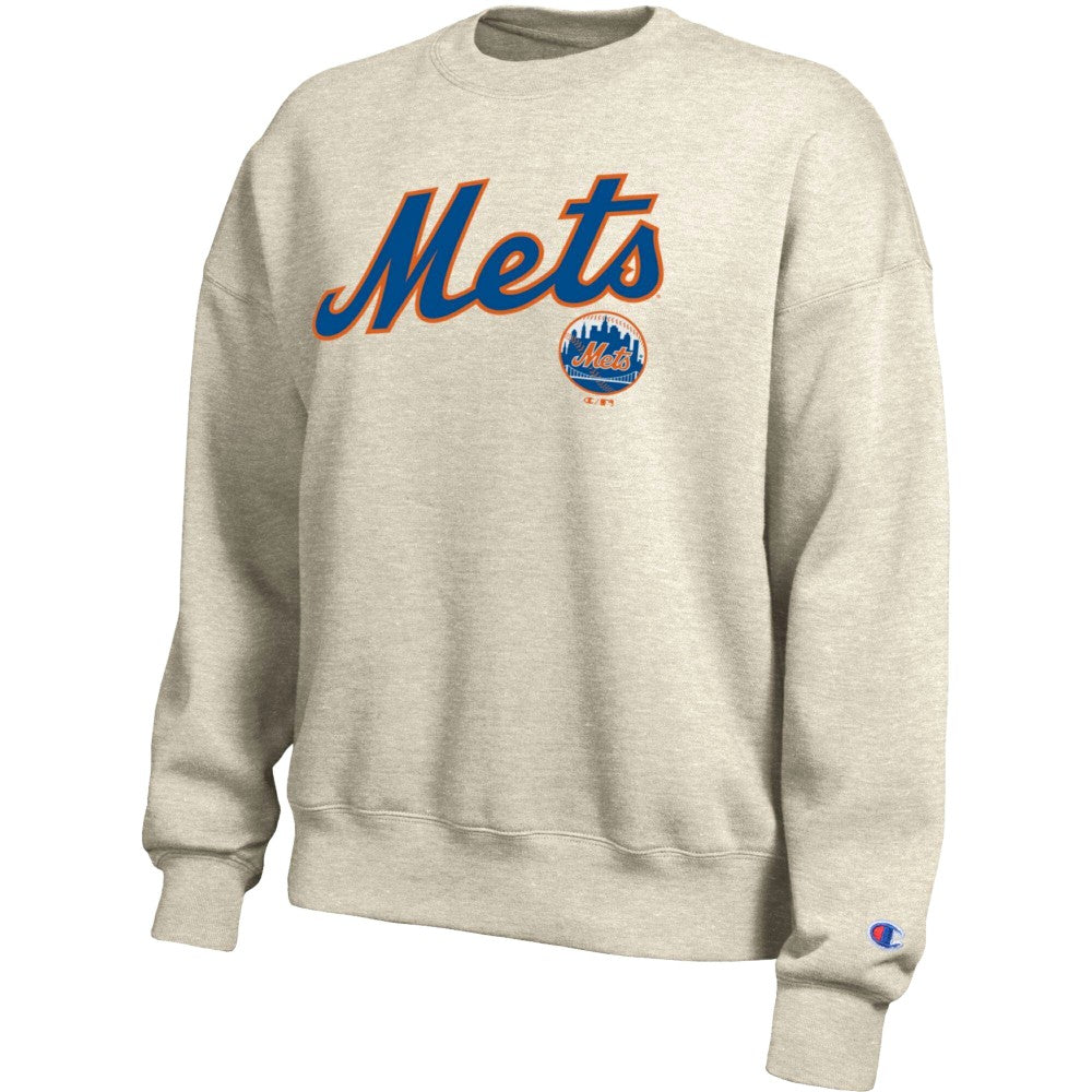 New York Mets Champion Women's All-Star Sweatshirt - Oatmeal Sweatshirts
