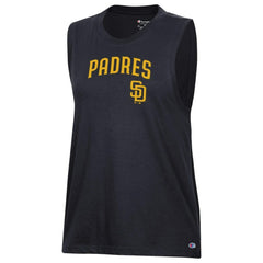 San Diego Padres Champion Women's Muscle Tank Top - Black Tanks