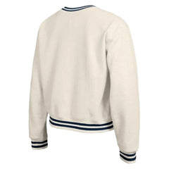 New York Yankees Champion Women's Reverse Weave Sweatshirt - Cream Sweatshirts