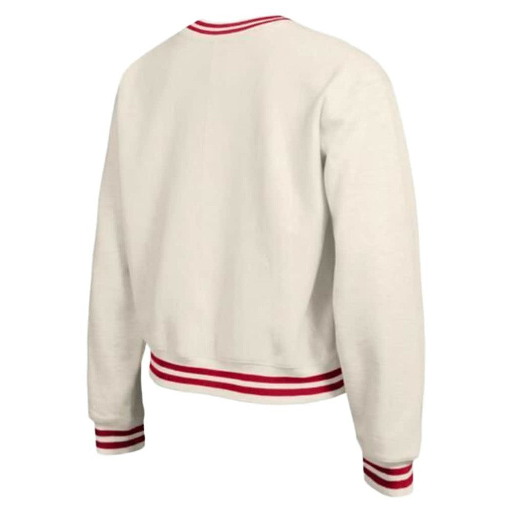 Philadelphia Phillies Champion Women's Reverse Weave Sweatshirt - Cream Sweatshirts