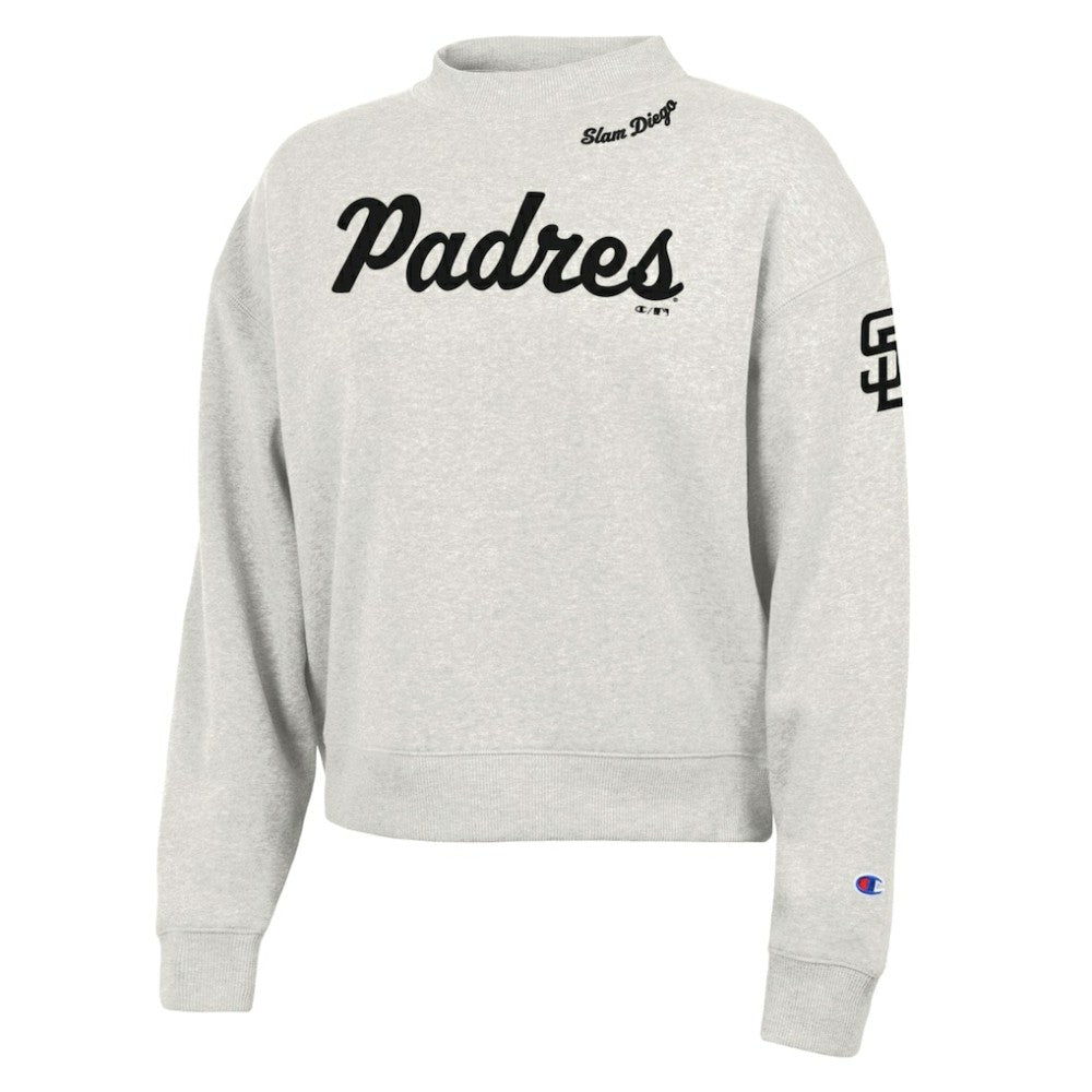 San Diego Padres Champion Women's Triumph Tri-Blend Sweatshirt - Stone Sweatshirts