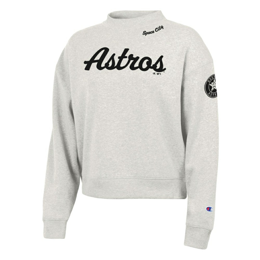 Houston Astros Champion Women's Triumph Tri-Blend Sweatshirt - Stone Sweatshirts