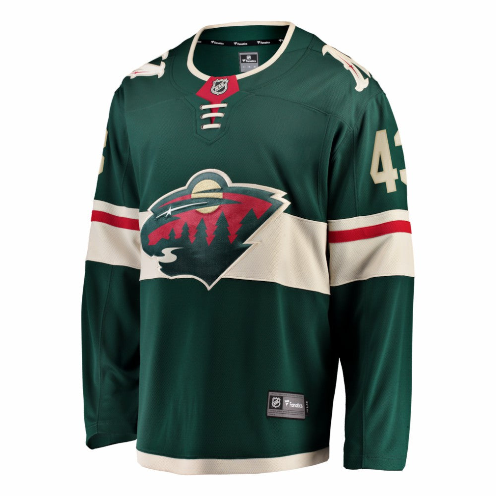 NHL Quinn Hughes Minnesota Wild Fanatics Home Breakaway Jersey - Green
