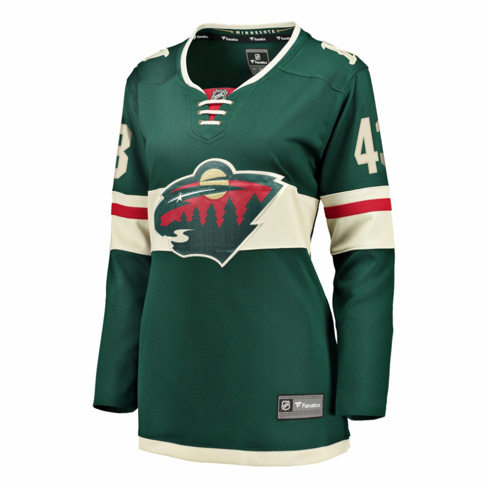 NHL Quinn Hughes Minnesota Wild Fanatics Women's Home Breakaway Jersey - Green