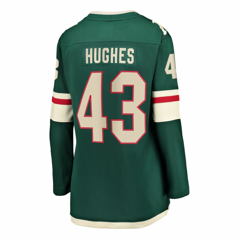 NHL Quinn Hughes Minnesota Wild Fanatics Women's Home Breakaway Jersey - Green
