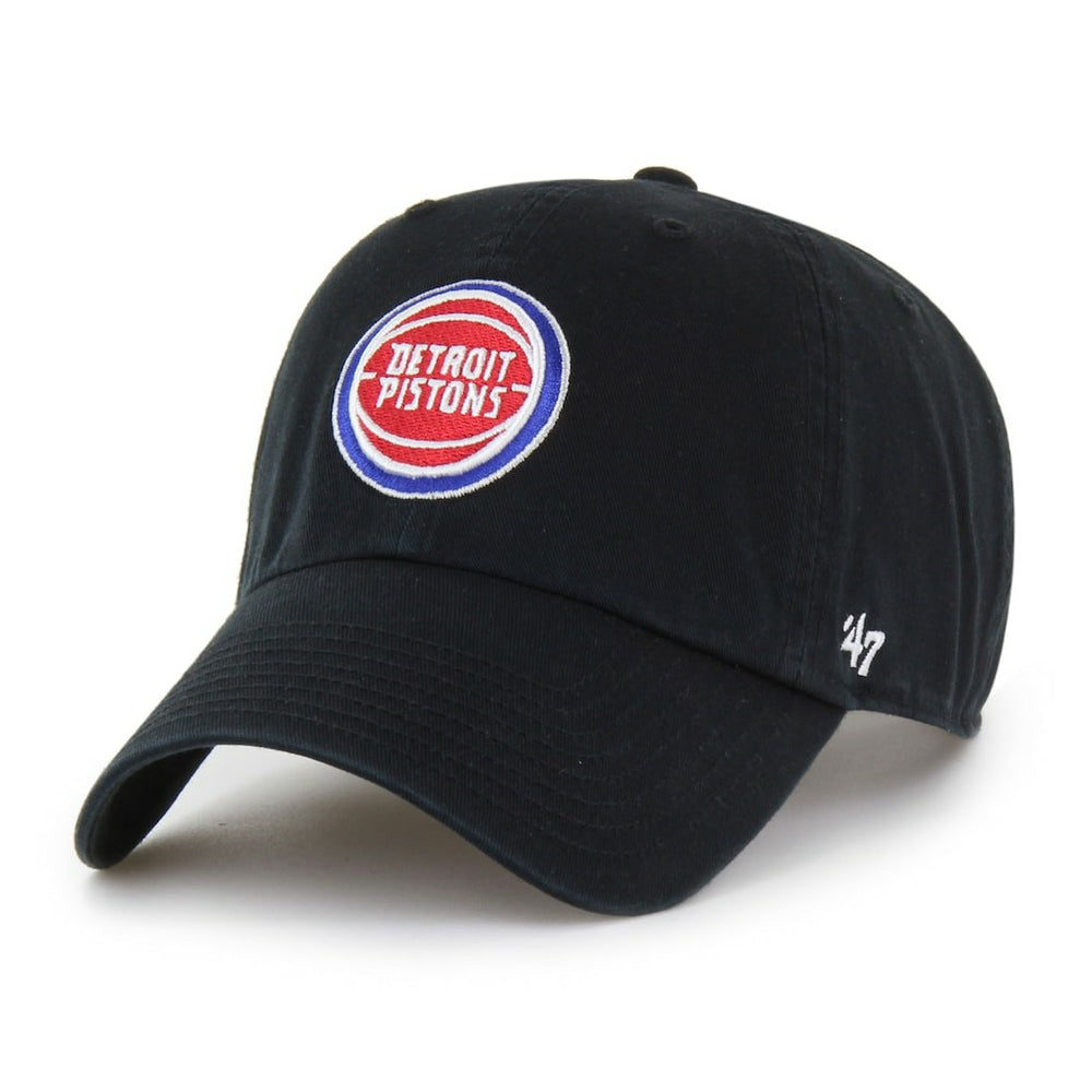 Detroit Pistons '47 Clean Up Adjustable Hat Black