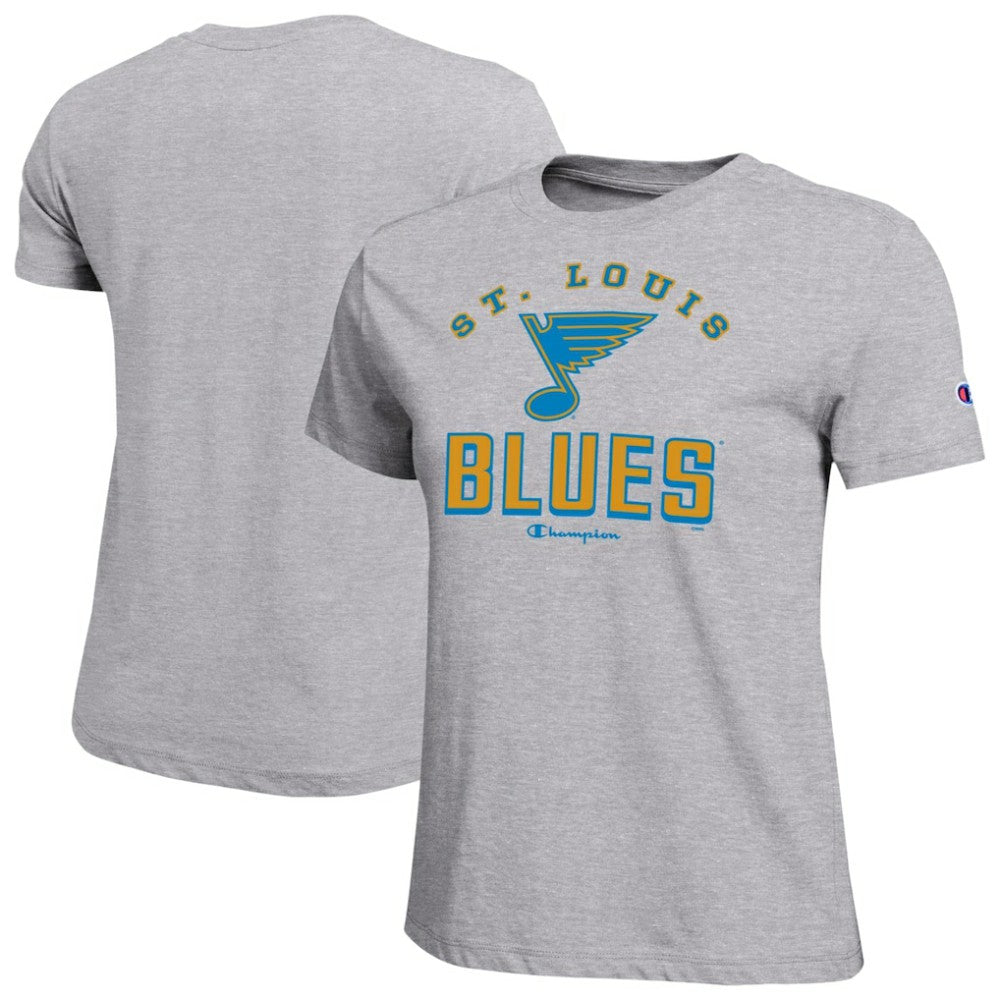 NHL St. Louis Blues Champion Women's Core T-Shirt - Gray