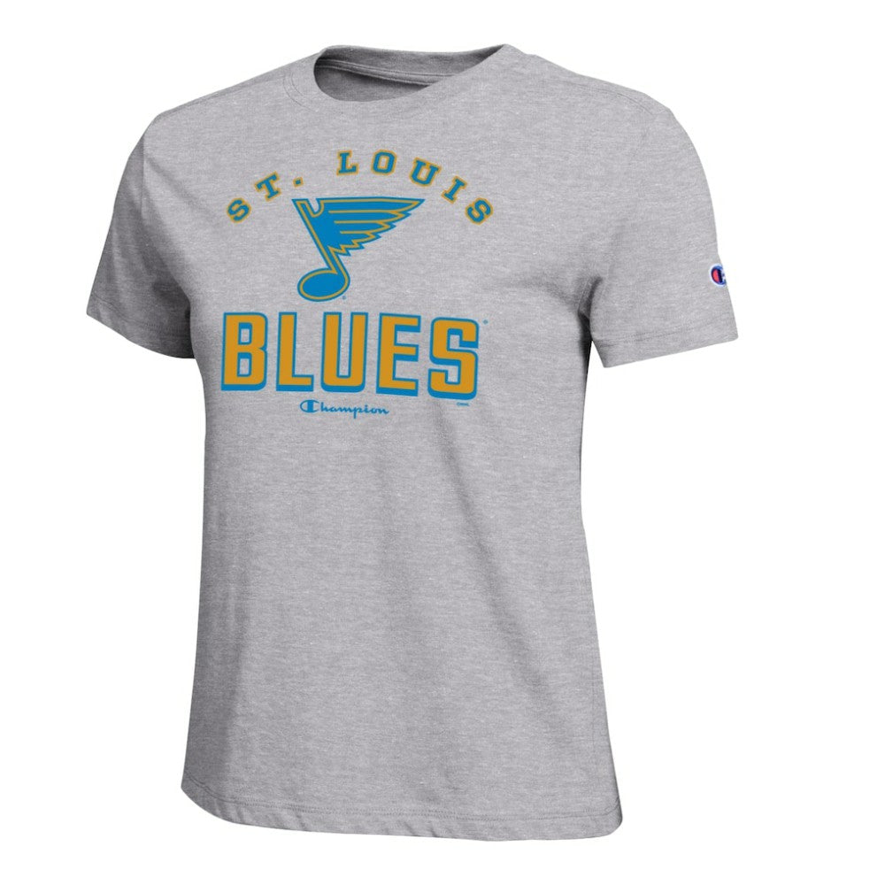 NHL St. Louis Blues Champion Women's Core T-Shirt - Gray