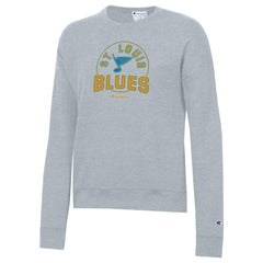 NHL St. Louis Blues Champion Women's Powerblend Fleece Sweatshirt - Gray
