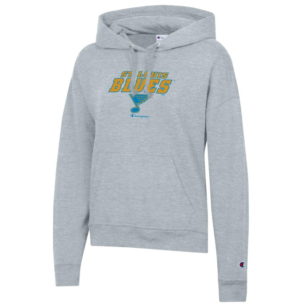NHL St. Louis Blues Champion Women's Powerblend Fleece Hoodie - Gray
