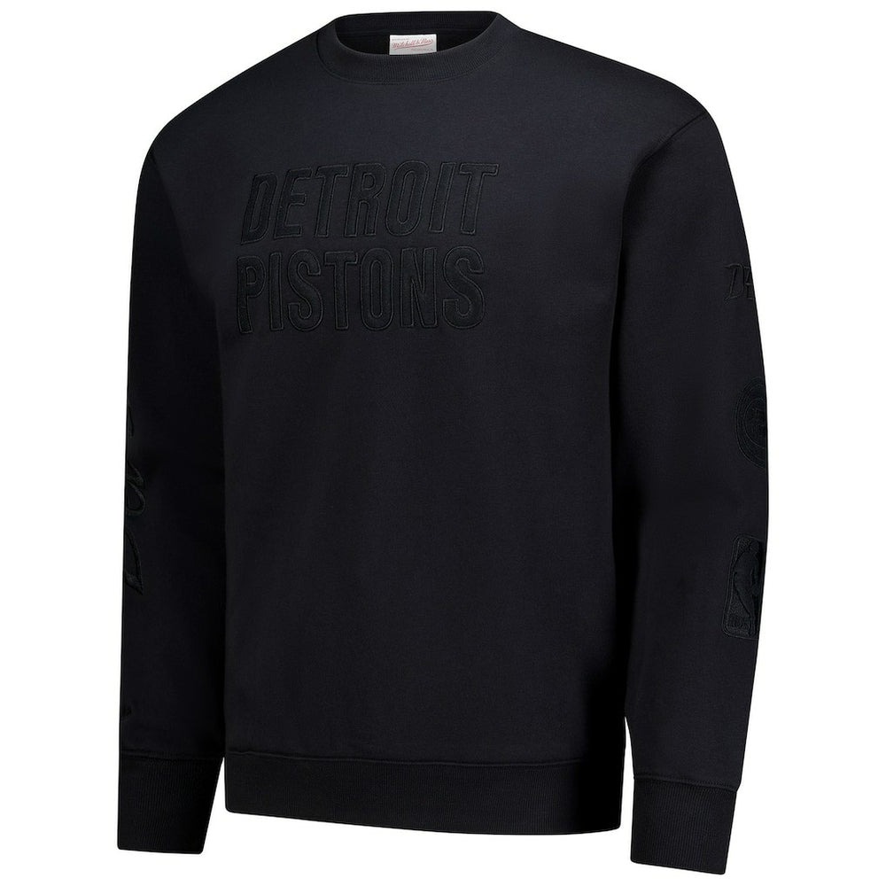 Detroit Pistons Phantom Fleece Sweatshirt Black
