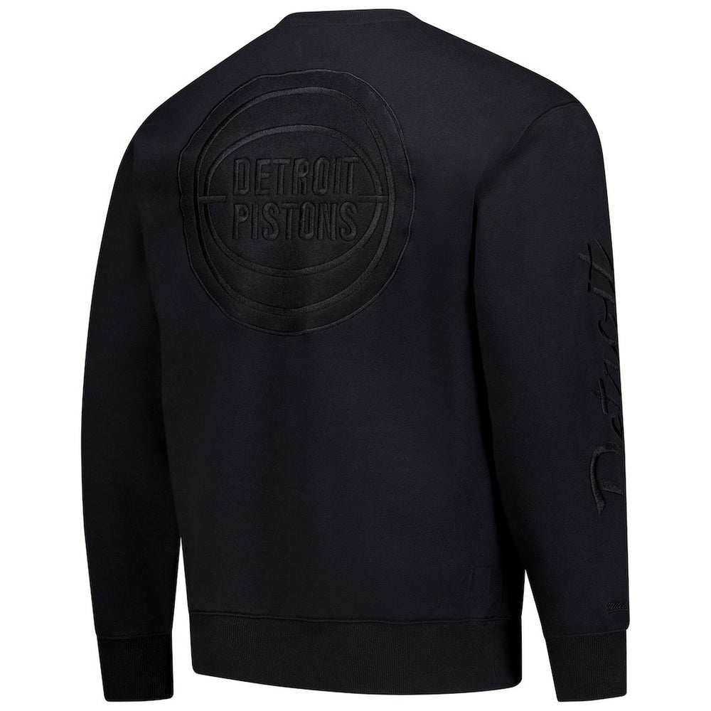 Detroit Pistons Phantom Fleece Sweatshirt Black