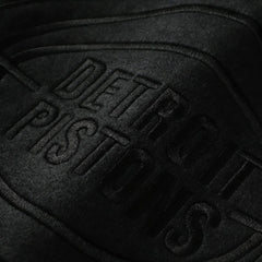 Detroit Pistons Women's Phantom Cropped T-Shirt Black