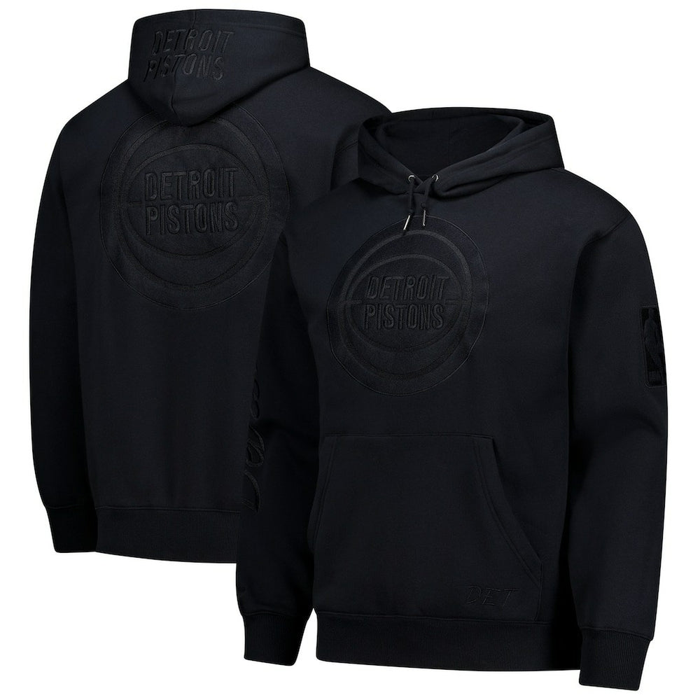 Detroit Pistons Phantom Fleece Hoodie Black