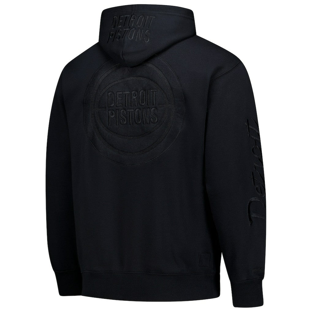 Detroit Pistons Phantom Fleece Hoodie Black