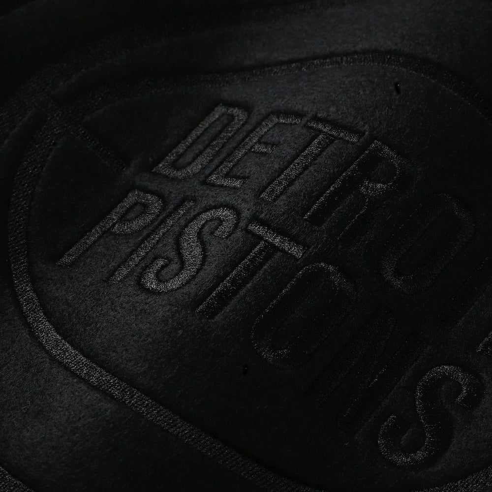 Detroit Pistons Phantom Fleece Hoodie Black