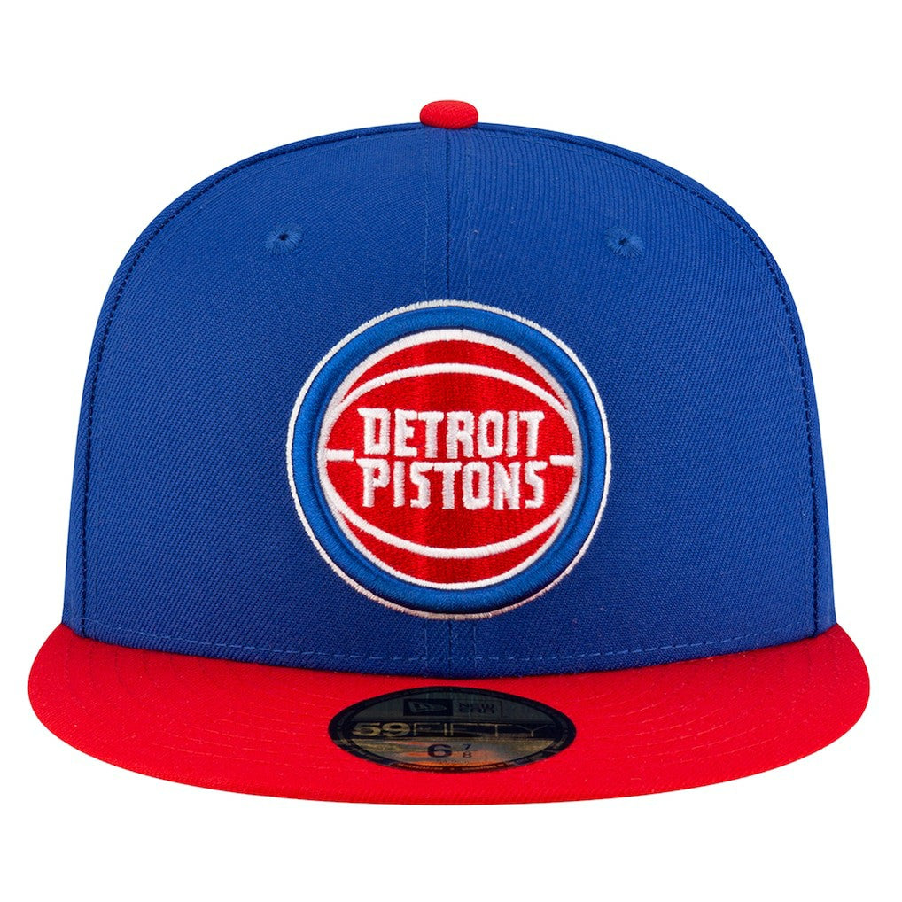 Detroit Pistons Two-Tone 59FIFTY Fitted Hat Blue