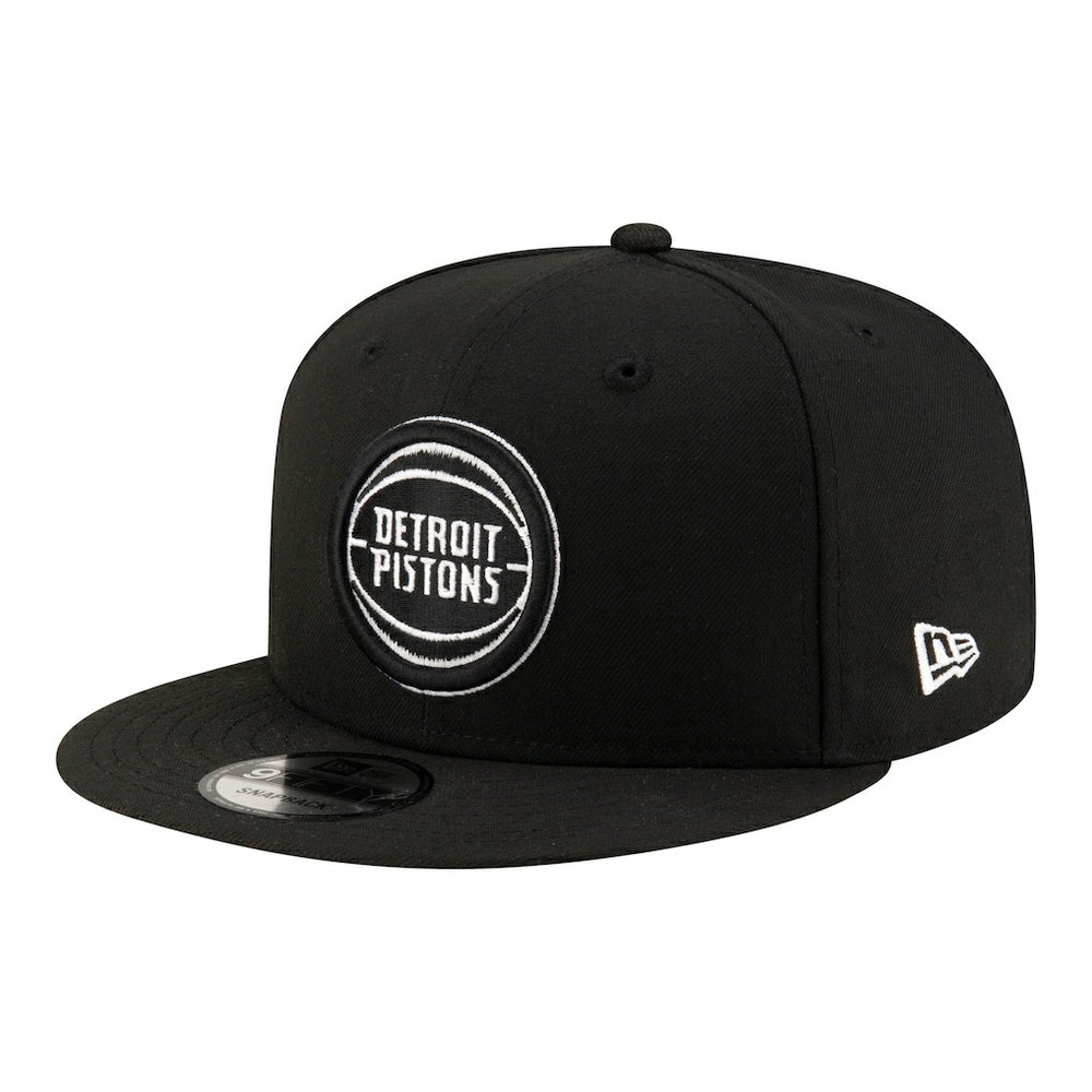 Detroit Pistons Team 9FIFTY Snapback Hat Black/White