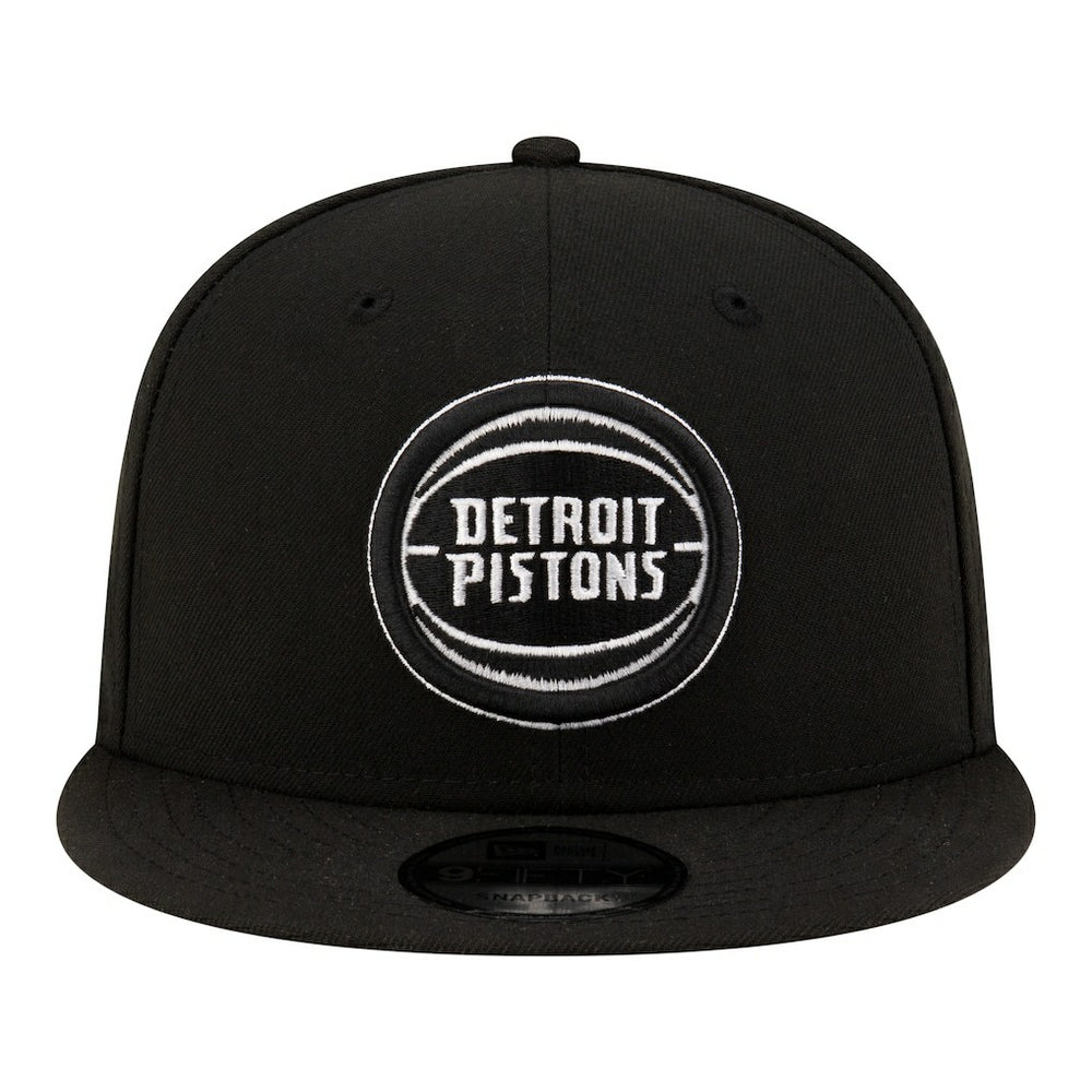 Detroit Pistons Team 9FIFTY Snapback Hat Black/White
