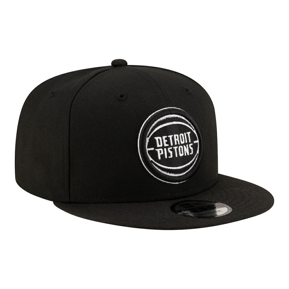 Detroit Pistons Team 9FIFTY Snapback Hat Black/White