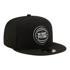 Detroit Pistons Team 9FIFTY Snapback Hat Black/White