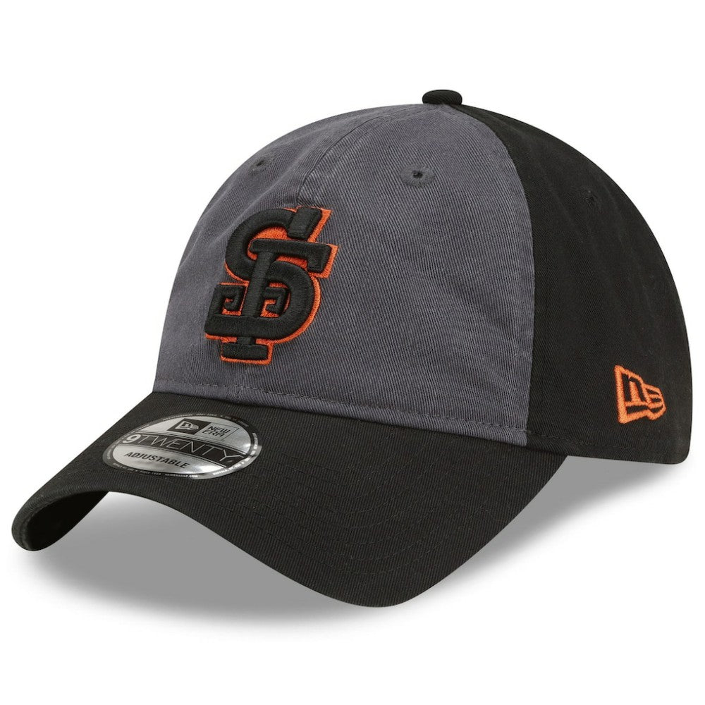 San Francisco Giants New Era Replica Alternate 9TWENTY Adjustable Hat - Gray/Black Hats