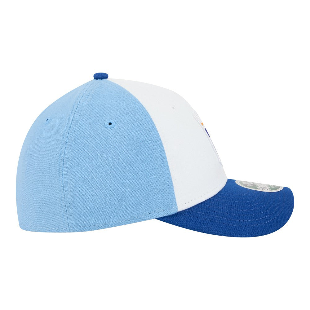 Kansas City Royals New Era Player Replica 39THIRTY M-Crown Flex Hat - White/Royal Hats