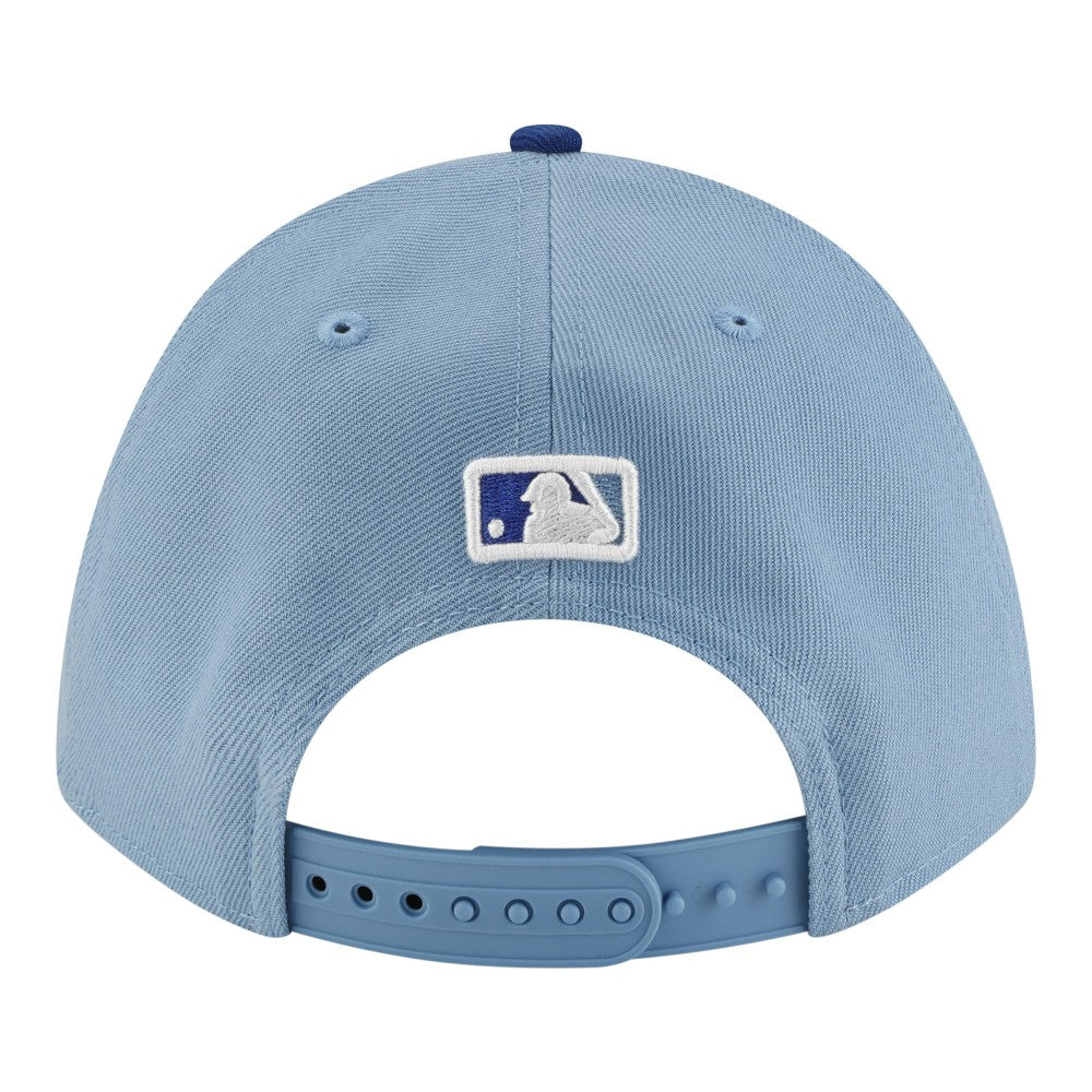Kansas City Royals New Era Player Replica 9FORTY M-Crown Adjustable Hat - White/Light Blue Hats