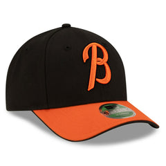 Baltimore Orioles New Era Player Replica 9FORTY Adjustable Hat - Black/Orange Hats