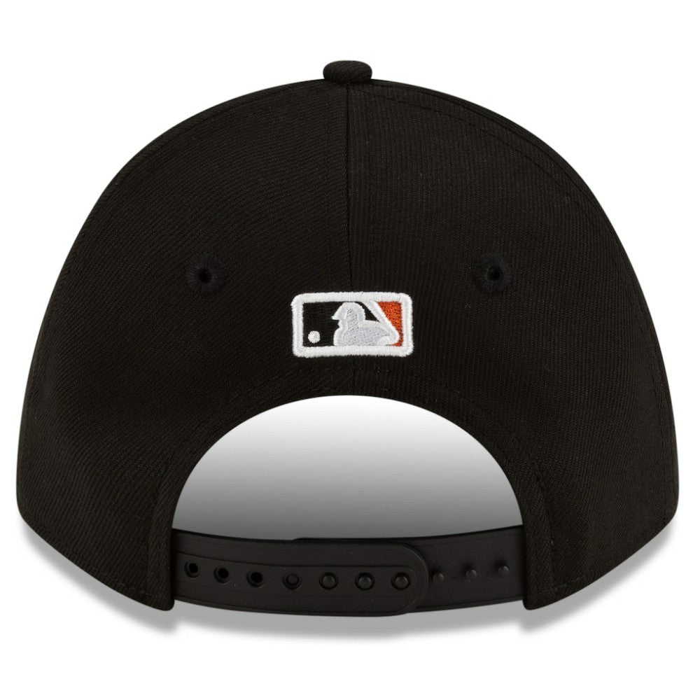 Baltimore Orioles New Era Player Replica 9FORTY Adjustable Hat - Black/Orange Hats
