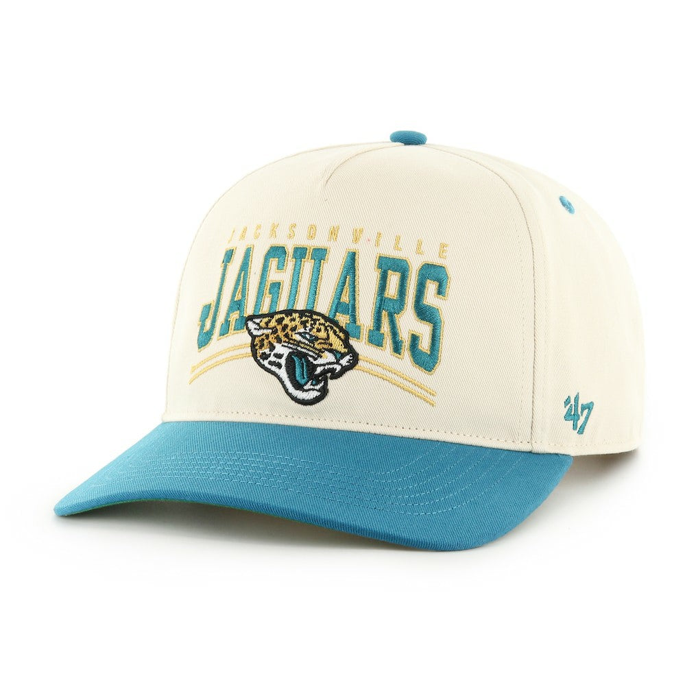 Jacksonville Jaguars '47 Flection Relaxed Hitch Adjustable Hat Natural