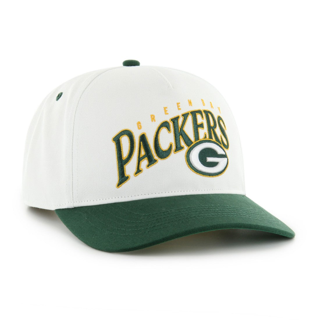 Green Bay Packers '47 Soar Relaxed Hitch Adjustable Hat White
