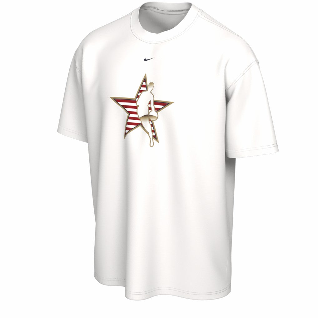 2026 NBA All-Star Game Stripe USA T-Shirt White