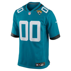 Jacksonville Jaguars Custom Game Jersey Teal