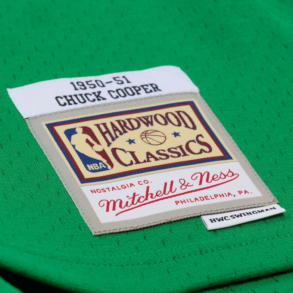 Chuck Cooper Boston Celtics 1950-51 Pioneers Swingman Jersey Kelly Green